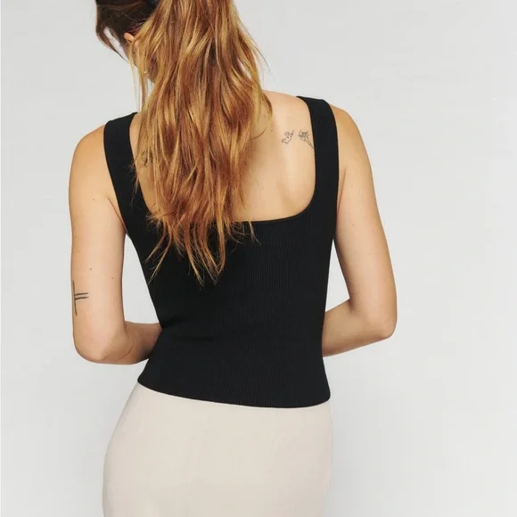 Reformation Julia Ribbed Knit Tank - Picture 3 of 9